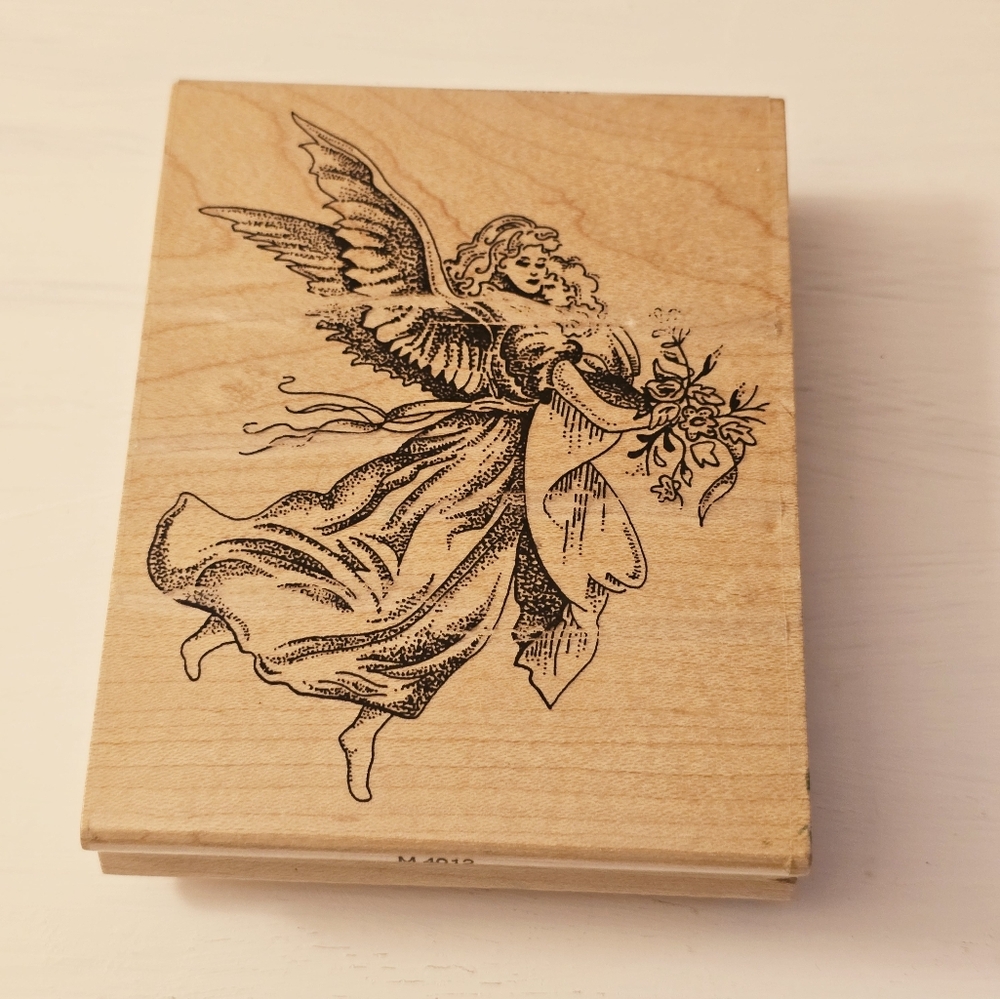Stampington & Company Angel and Infant  Stamp